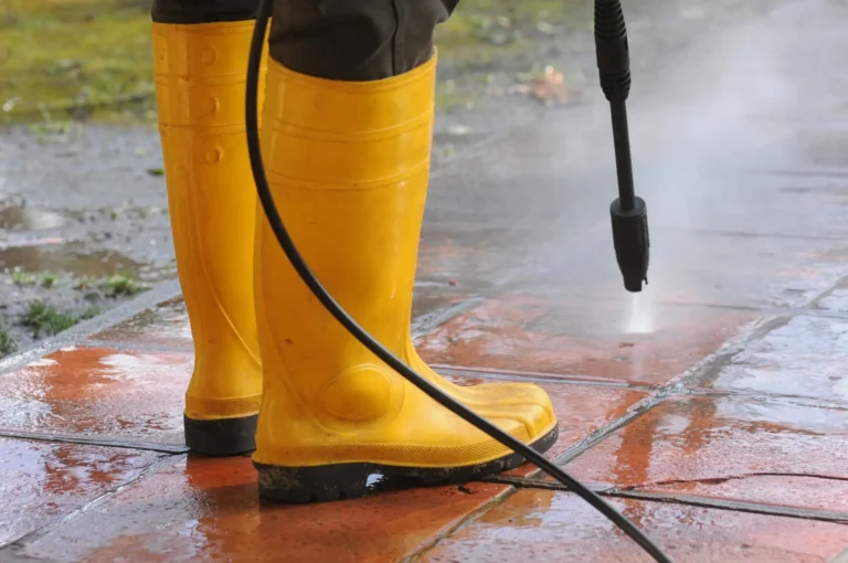 person-wearing-yellow-rubber-boots-with-high-press